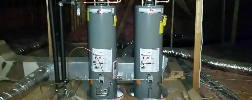 Tankless water heater installation for home hot water in Arlington, TX
